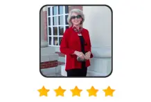 Margaret from Ohio sharing Lungora review after keeping up with grandkids